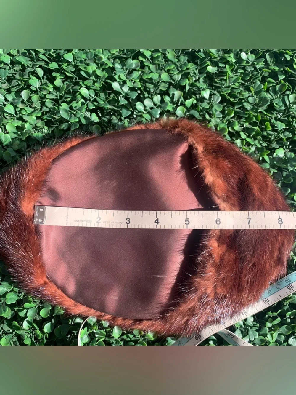 Vintage 50s Styled By Coralie real fur brown hat - Picture 14 of 15